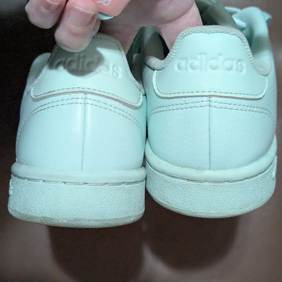 ADIDAS Advantage TENNIS SHOES Pastel AQUA BLUE Size 7 - Picture 5 of 6